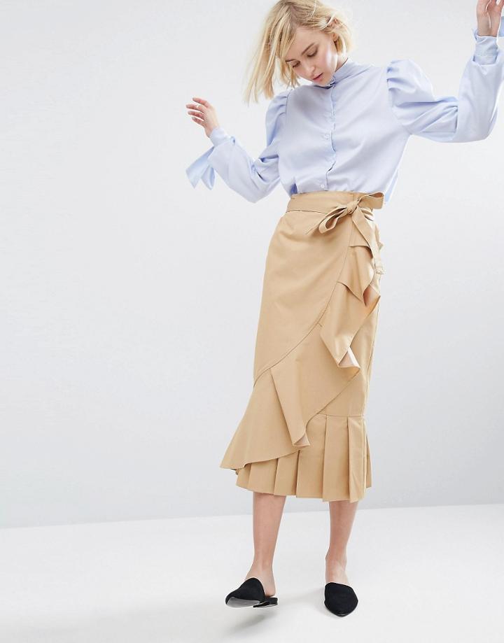 Style Mafia Loren Skirt - Brown