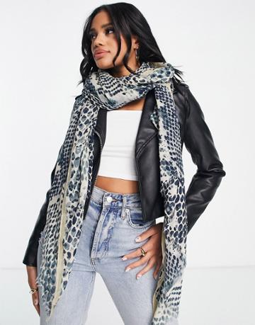 Becksondergaard Printed Scarf In Blue