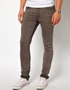 Cheap Monday Jeans Tight Skinny Fit In Mid Gray Wash - Gray