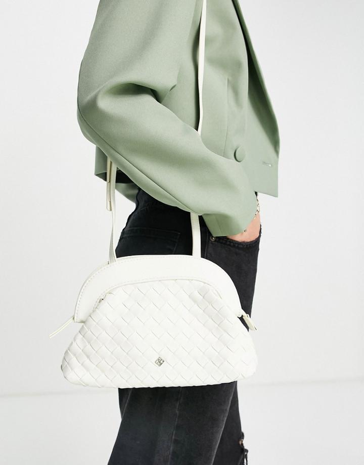 Call It Spring By Aldo Janetty Vegan Woven Cross Body Bag In White