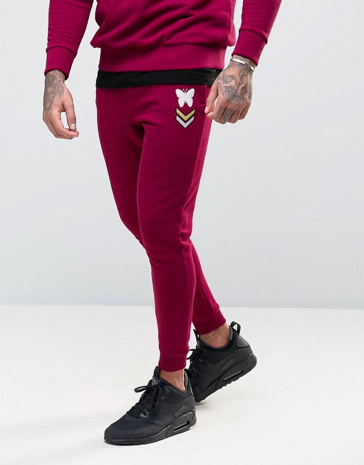 Good For Nothing Joggers In Skinny Fit - Red