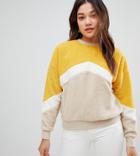New Look Chevron Sweater-yellow