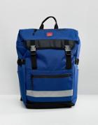 Dc Shoes Rolltop Backpack In Blue - Blue