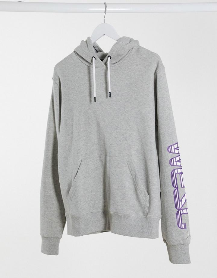 Wesc 90s Mike Speed Logo Hoodie-grey