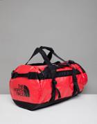 The North Face Base Camp Duffel Bag Medium 71 Litres In Red/black - Red