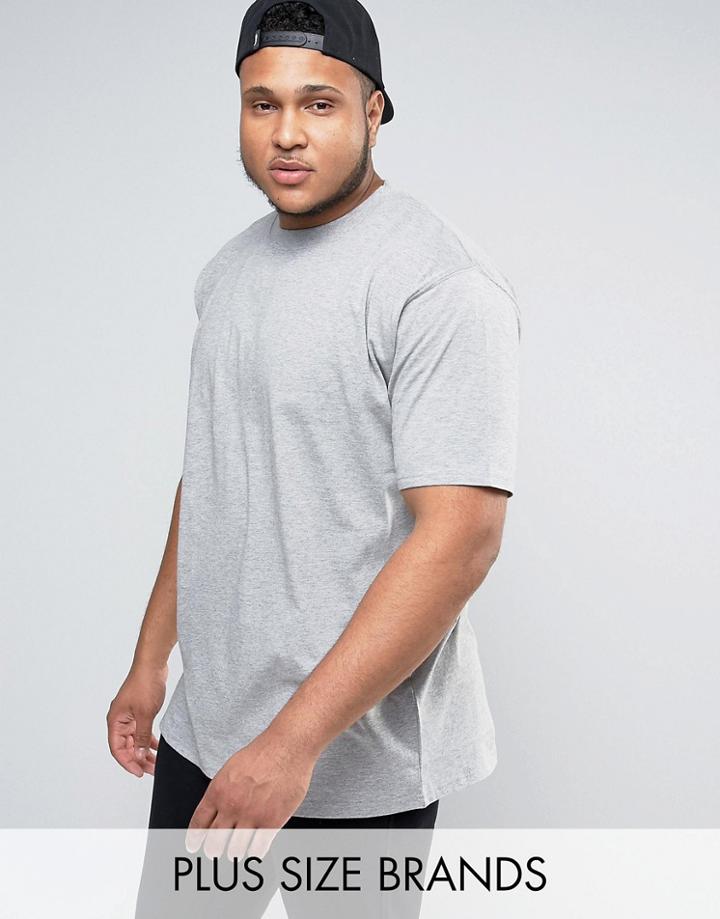 Duke Plus Crew Neck T-shirt In Gray - Gray