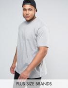 Duke Plus Crew Neck T-shirt In Gray - Gray