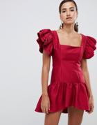 C/meo Breakthrough Mini Dress - Red
