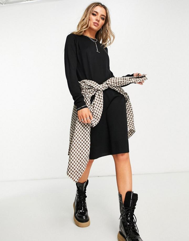 Vero Moda Sweater Dress In Black