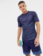 Puma Soccer Graphic T-shirt In Navy 655781-03 - Navy