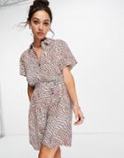 Vila Shirt Dress In Print-multi