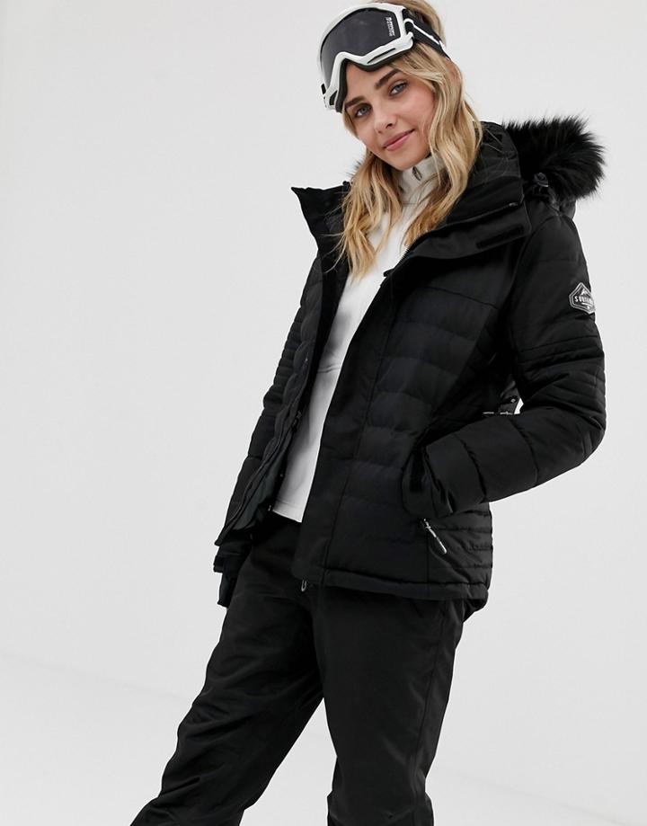 Surfanic Poppy Ski Jacket-black