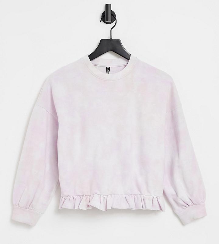 Influence Petite Ruffle Hem Sweatshirt In Multi - Part Of A Set