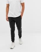 D-struct Ribbed Velvet Jogger - Gray