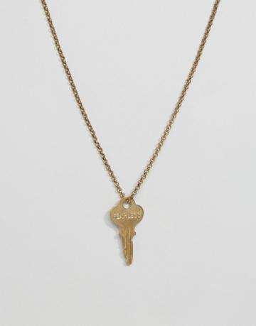 The Giving Keys Exclusive Fearless Key Necklace - Gold
