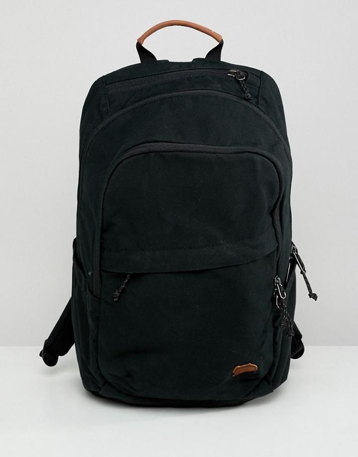 Fjallraven Raven Backpack In Black 20l - Black