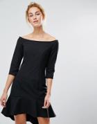 Coast Terezita Bardot Mini Dress - Black
