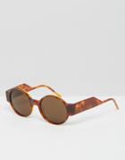 Kaibosh Untamed Round Sunglasses - Brown