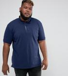 Duke King Size Polo In Navy - Navy