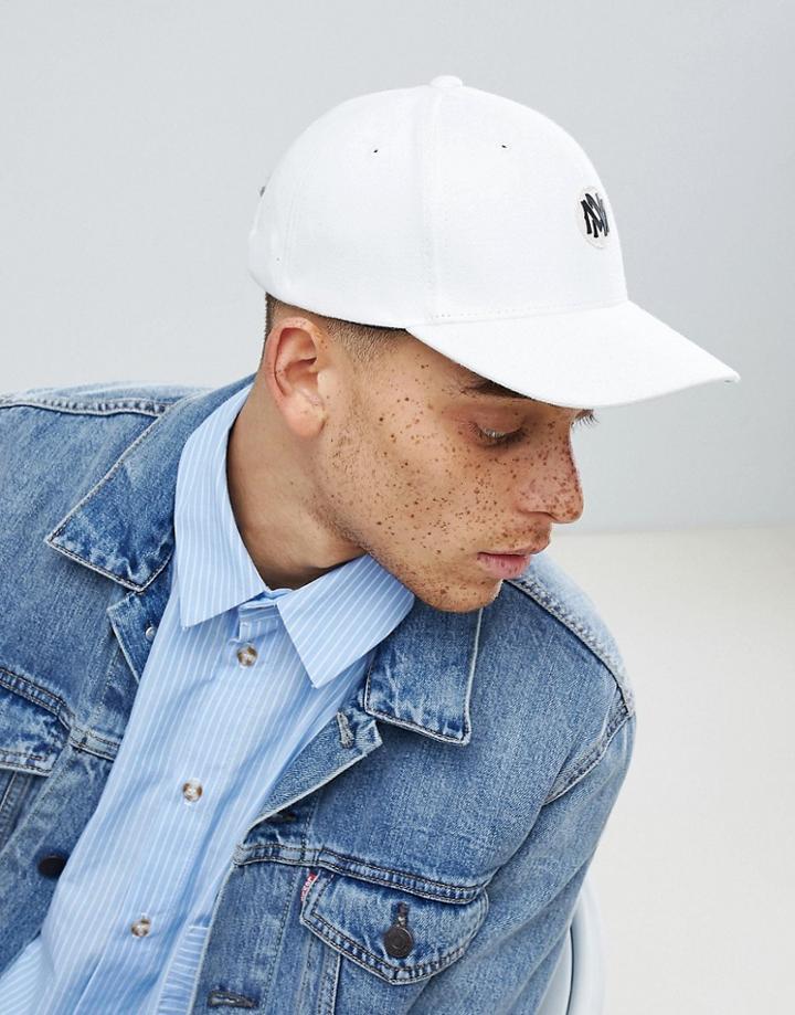 Mitchell & Ness Jock Strapback Cap - White