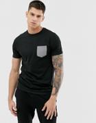 Brave Soul T-shirt With Reflective Pocket