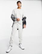 Jack & Jones Oversize Lounge T-shirt And Sweatpants Set In Gray