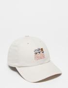 Adidas Originals 'always Original' Floral Baseball Cap In Off-white