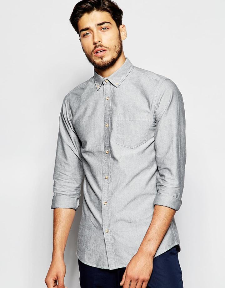 Adpt Oxford Shirt - Light Gray
