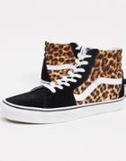 Vans Sk8-hi Sneakers In Leopard Print-multi