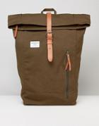 Sandqvist Dante Rolltop Backpack In Olive - Green