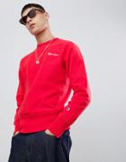 Champion Sweatshirt With Back Logo In Red - Red