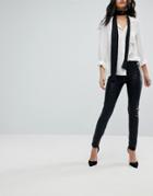Blank Nyc Coated Skinny Jeans - Black