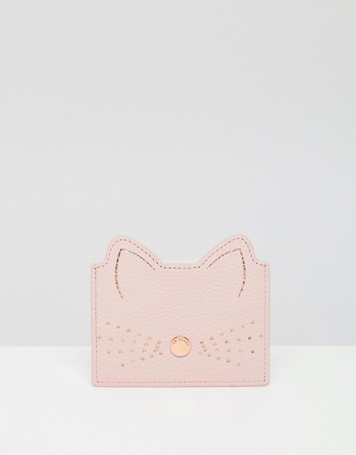 Ted Baker Cat Whiskers Card Holder - Pink