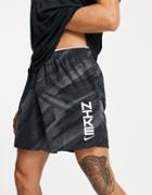 Nike Training Dri-fit Sport Clash Graphic Woven Shorts In Black