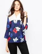 Wood Wood Christa Shirt - Tropical Navy