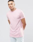 Asos Longline T-shirt With Spend Some Good Time Back Print In White - Fairytale
