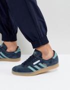 Adidas Originals Gazelle Super Sneakers In Blue Cg3275 - Blue