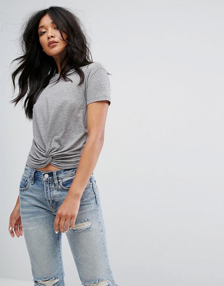 Allsaints Carme Striped T-shirt - Multi