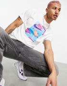 Nike Air Beach Flamingo Graphic T-shirt In White
