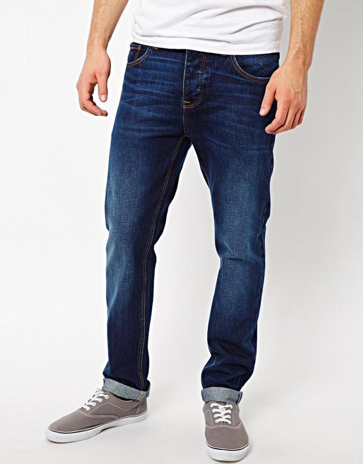 Asos Slim Jeans In Dark Wash