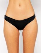 Asos Wrap Brazilian Bikini Bottom - Black