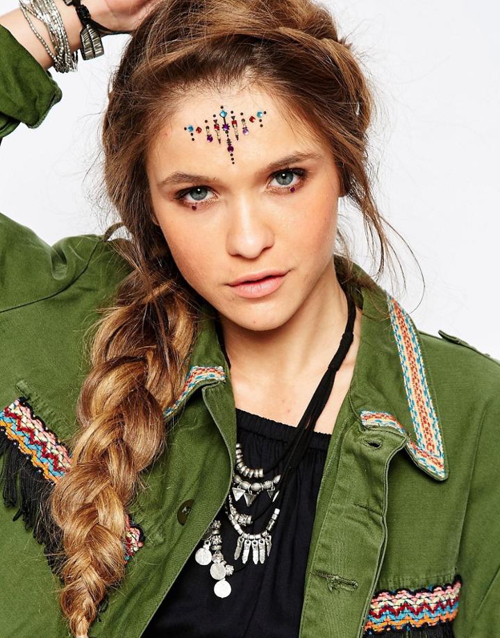 In Your Dreams Rainbow Phoenix Jewel Headpieces - Multi