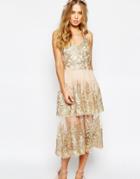 Body Frock Wedding Begonia Gold Layered Dress