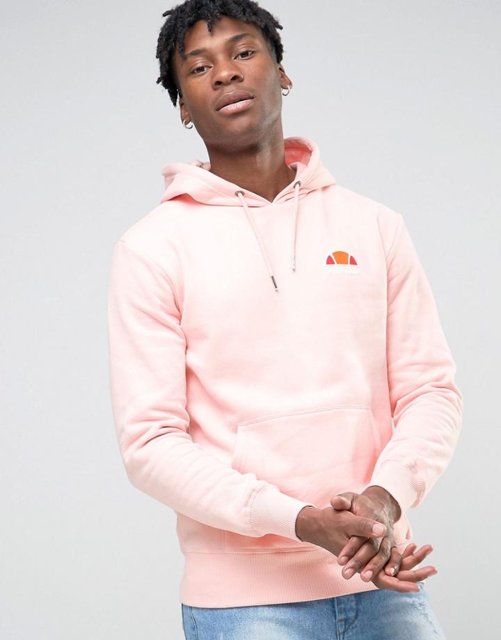 Ellesse Hoodie With Small Logo - Pink
