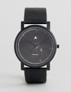 Asos Watch With Cosmic Print Face - Black