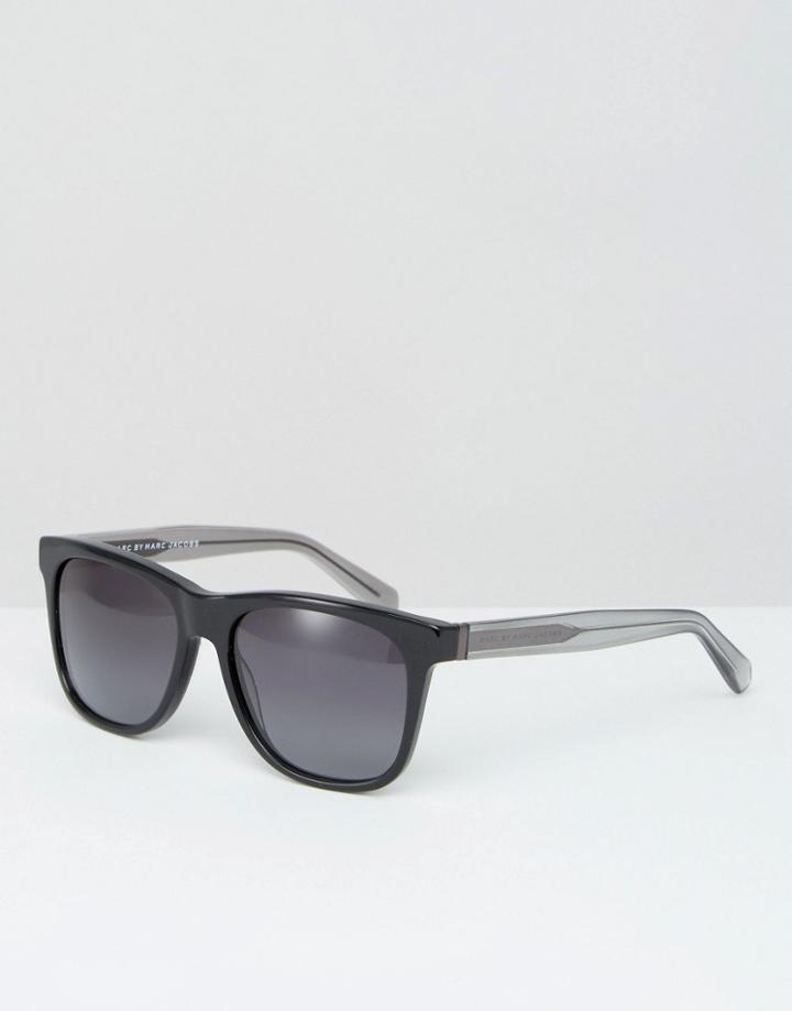 Marc By Marc Jacobs Square Sunglasses Mmj 360/n/s - Black