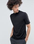 Weekday Half Tube Neck T-shirt - Black