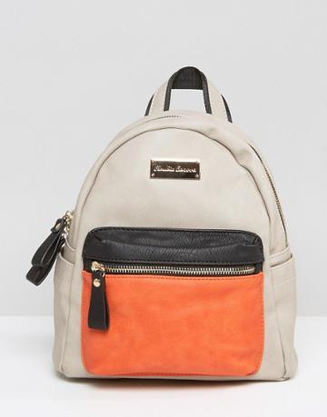 Claudia Canova Mini Backpack - Beige