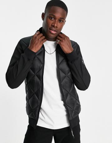Marshall Artist Curva Hybrid Jacket In Black