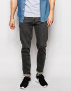 Asos Skinny Jeans In Mid Gray - Mid Gray